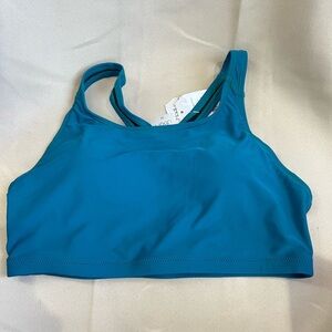 NWT ModLi Dark Teal Racerback Swim Bra | UPF 50+ | Medium
